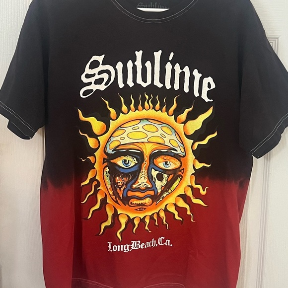Sublime Black and Red Graphic T-Shirt Size Medium - Picture 2 of 4